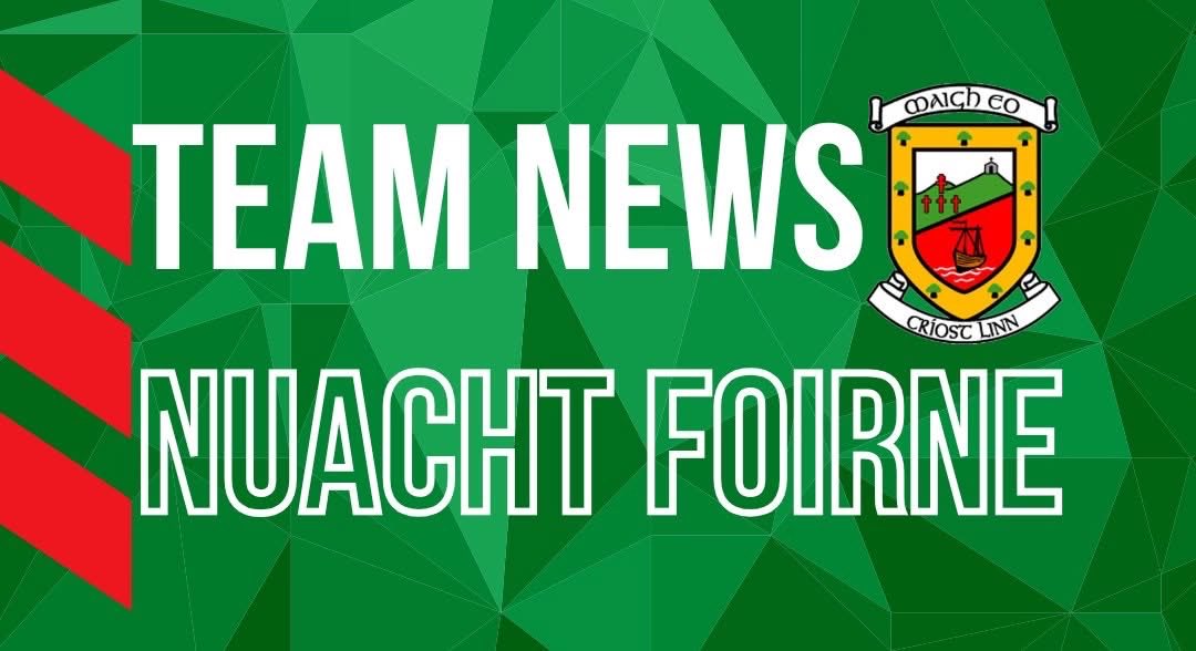 MayoGAA's tweet image. 🥎 Here is the Mayo team to face Fermanagh in Round 3 of the Nickey Rackard Cup on Sunday. 

There are 4️⃣ changes from our last outing. 

↪️ mayogaa.com/mayo-senior-hu…

#mayogaa #gaa