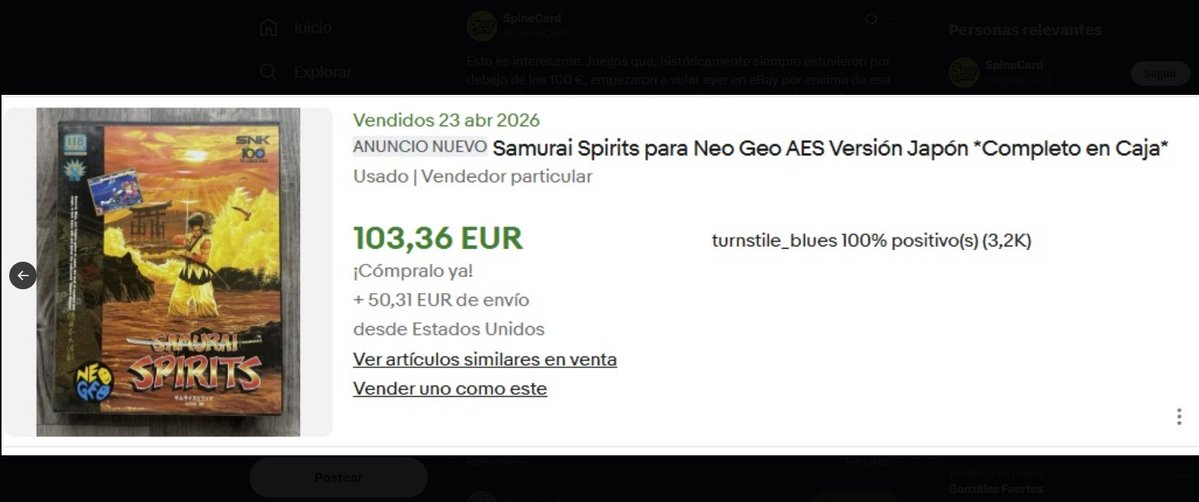 BetaGramosEsp's tweet image. #retro #especulacion #spinecard como les lía con el relato del mercado y los que compran esos juegos son los 20 del grupo de wassp de Youtubers que tienen.