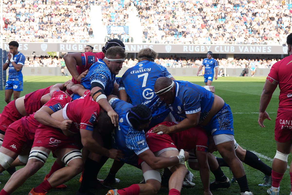ActuMorbihan's tweet image. 🏉 Fin de match au stade de la Rabine.
Les Bretons du RC Vannes gagnent 61 à 24 contre Aurillac en Pro D2.
#Vannes #Aurillac #rugby #prod2 @acturugby