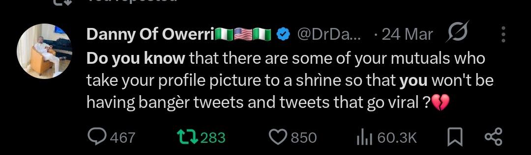 Danny Of Owerri🇳🇬🇺🇸🇳🇬 tweet media