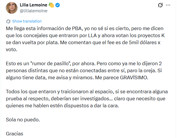Carlos Maslatón tweet media