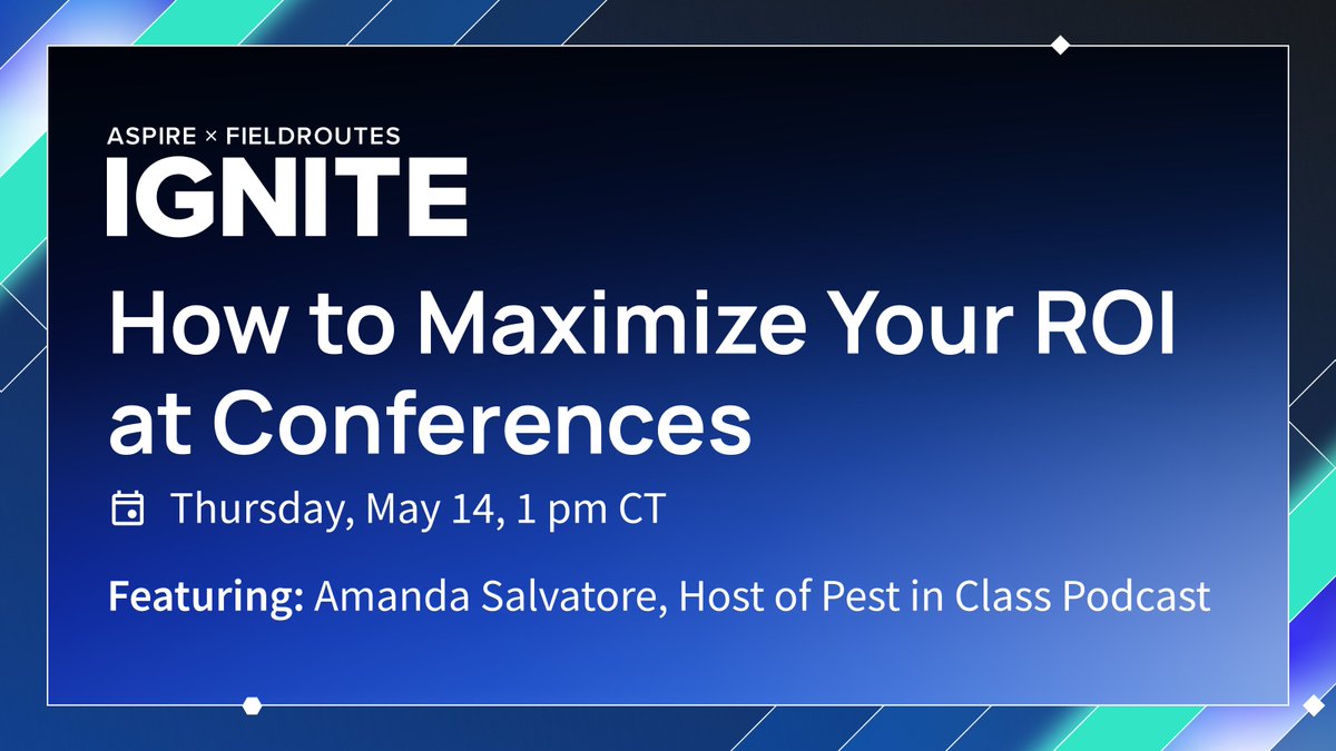 Your_Aspire's tweet image. Landscaping events like Ignite are only as valuable as the plan you bring to them. Join our free webinar and learn how to show up ready, and leave with results that last. servicetitan.info/491JdG1

#AspireSoftware #Landscaping #Ignite2026