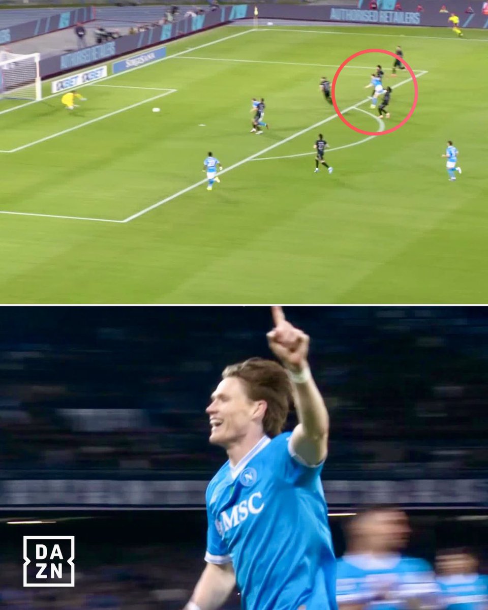 DAZNFootball's tweet image. What a shot by Scott McTominay against Cremonese 🔥

#SerieA