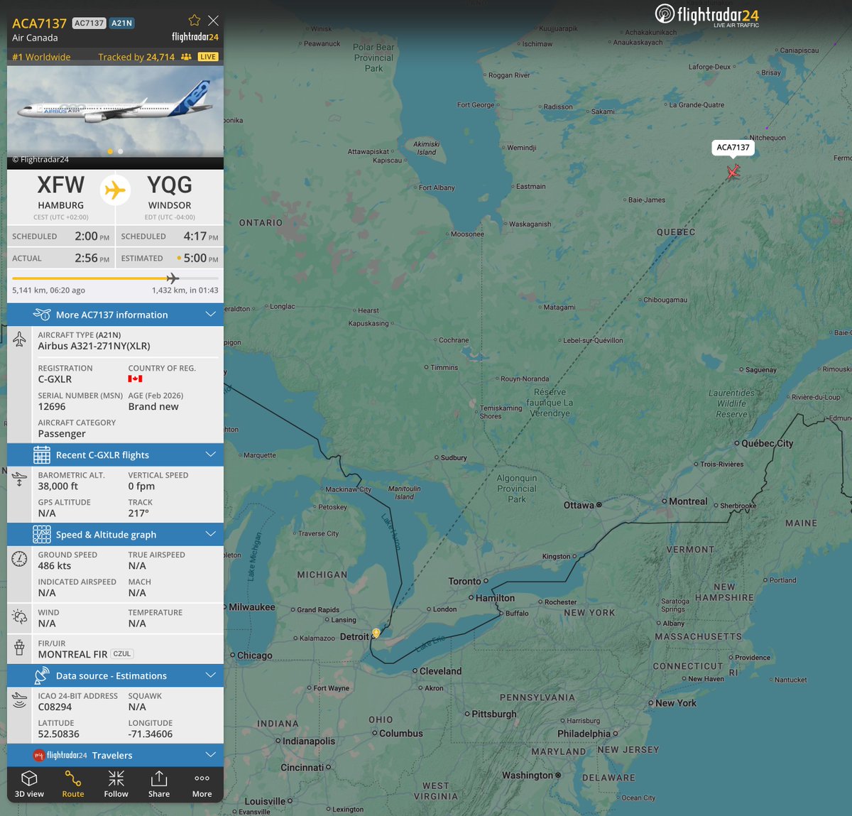 Flightradar24 tweet media