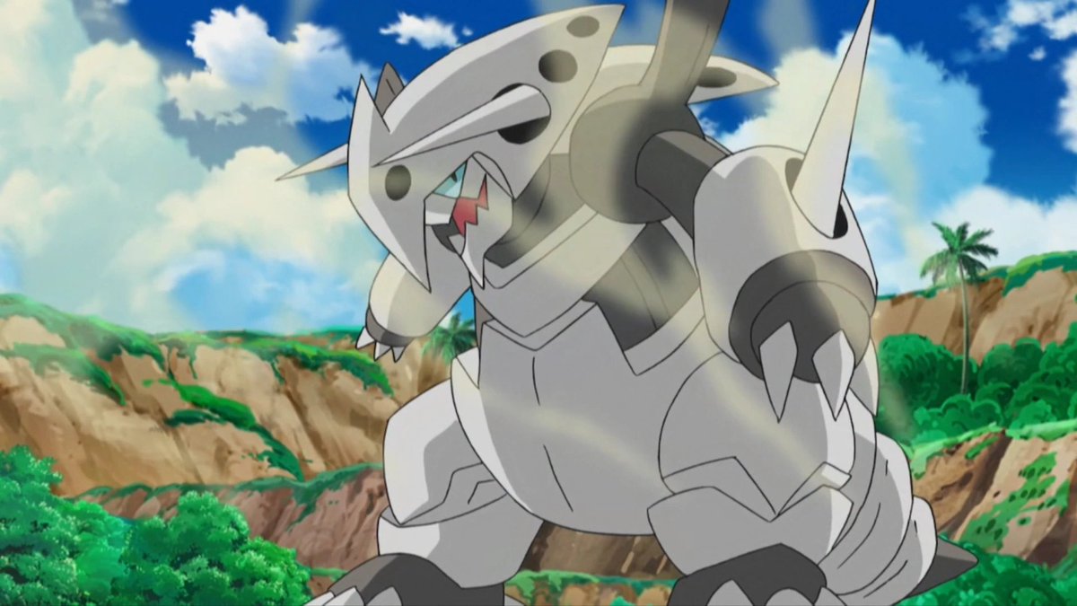 Ayer se creó un equipo de Mega Aggron y me sorprendió lo bueno que es.

Hay mucho Pokémon físico y con la combinación de Defensa Férrea, Plancha Corporal y Cuerpo Pesado lo convierte en una gran amenaza en el Champions.

Se puede acompañar de Sinistcha para redirigir y curarlo ⬇️