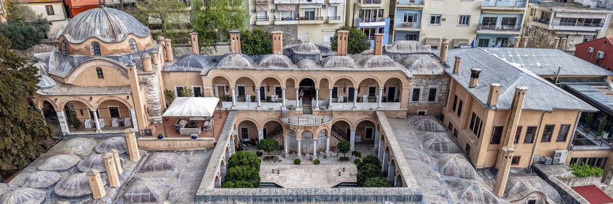 AlMaqamat_'s tweet photo. Rare Ottoman architecture from Kavala Greece, built in 1813 by Mohammed Ali, the founder of modern Egypt, originally from the same town. https://t.co/sdF23ZdQgo