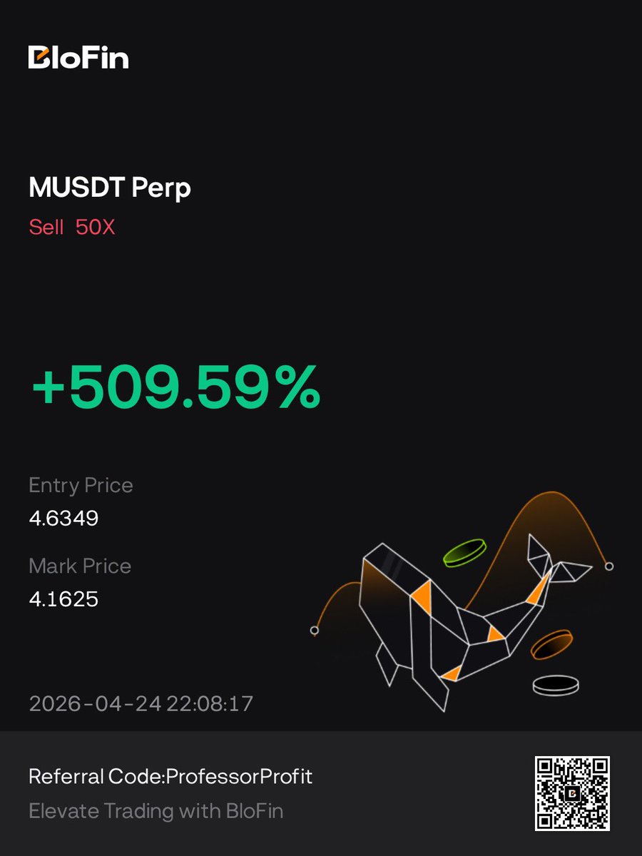 ProfProfitBTC's tweet image. $M SHORT Update:

SHORTED on both exchanges, with entries at $4.66 &amp;amp; 4.63.

Don’t tell me I haven’t warned you about this DUMP hours ago. 
I tried my best, it was up to you‼️

Join Professor’s today! 
#M #RAVE #CHIP $RAVE $CHIP $APE