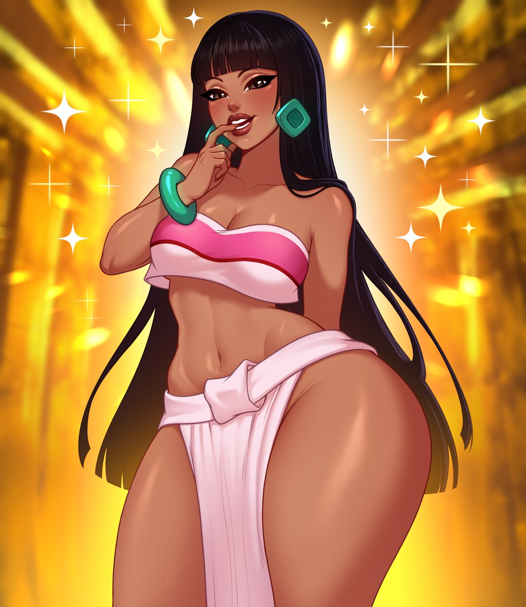 HornyUnion's tweet photo. Damsel Duels are finished!
The winner is... Chel! 
Like if you can't wait to see her in the game just like us!

Check out full artwork: https://t.co/yza49tZTxv

#chel #hornyunion #theroadtoeldorado #adultgame