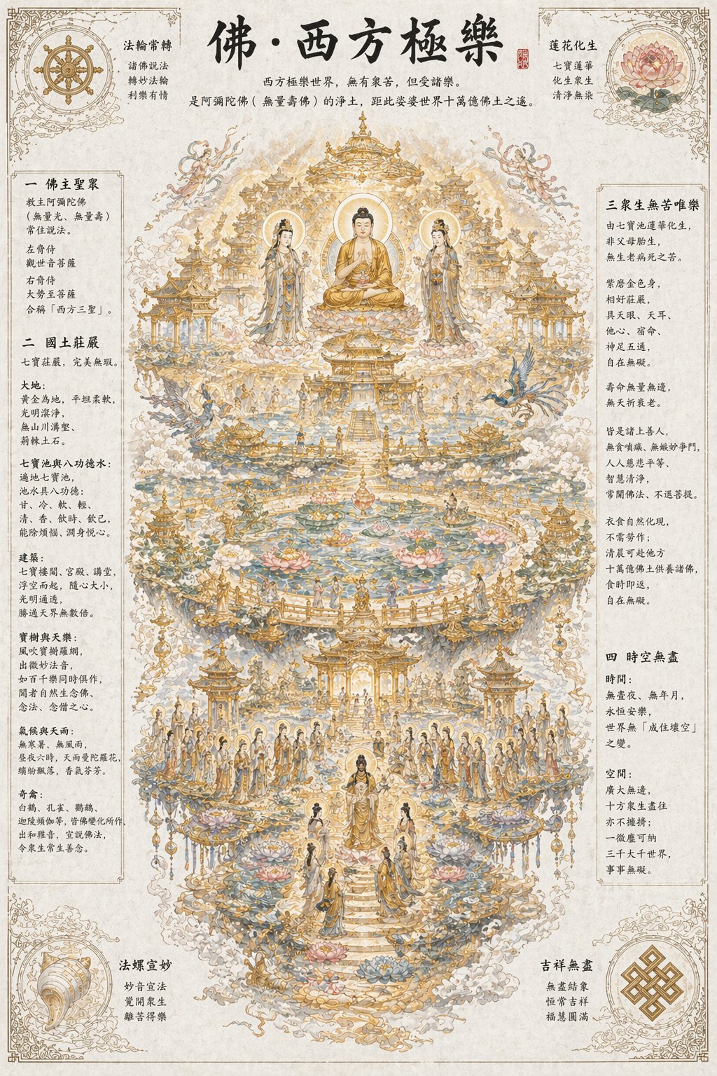 空灵的佛教净土场景 - Image 1