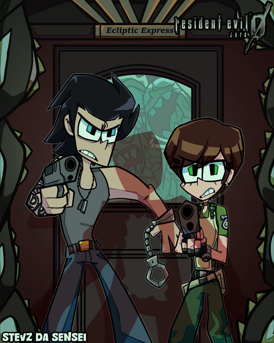 StevzDaSensei's tweet image. Resident Evil 0 Fanart

Difficult but great installment in RE C:

Can't count how many times I ragequitted playing this back then LOL

#residentevil #residentevil0 #capcom #capcomfanart #residentevilfanart #re0 #rebeccachambers #billycoen #art #cartoon #drawing  #fanart #zombie