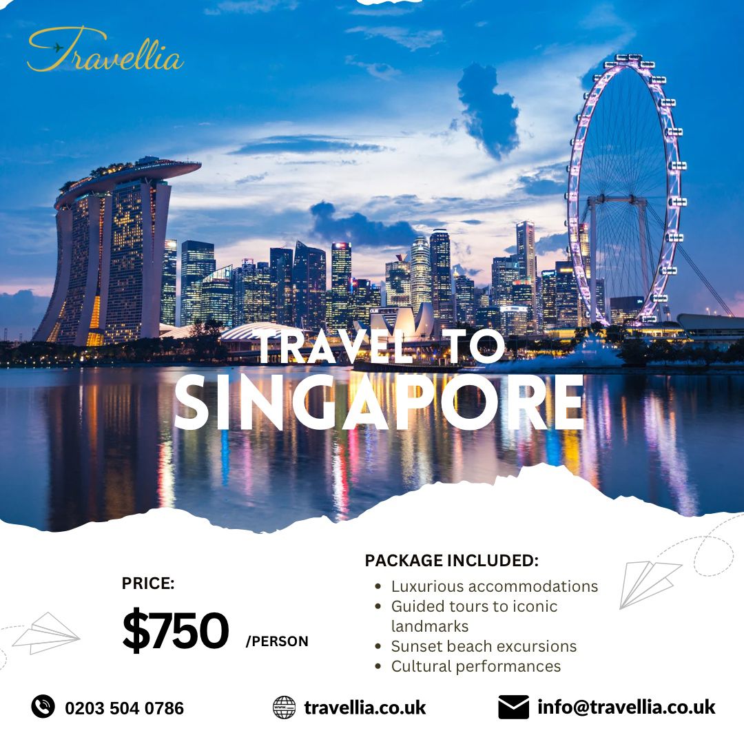 travelliauk's tweet image. ✈️Travellia invites you to experience the breathtaking beauty of Singapore where modern marvels meet timeless culture. 
☎️: 0203 504 0786
🌐: travellia.co.uk
 #Exploreandtravel #JetSetGo #Adventures #exploretheworld #TravelInspiration #Wanderlust