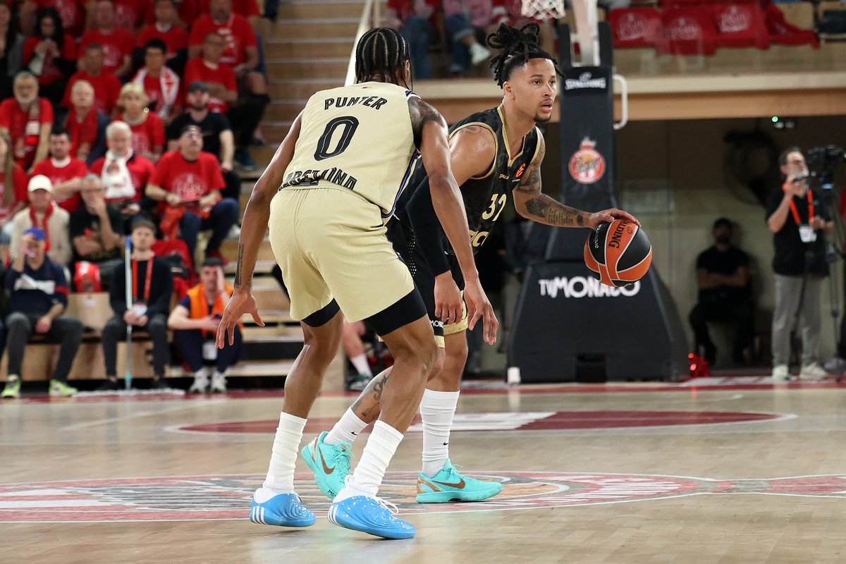 ❌El Barça diu adeu a l'Eurolliga a Mònaco (79-70).

🇪🇺 Per segona temporada, l'equip monegasc elimina els culers en la competició europea. La diferència que han tingut els locals ha sigut massa gran per poder capgirar el marcador.

📊Will Clyburn (16) i Shengelia (14) han sigut