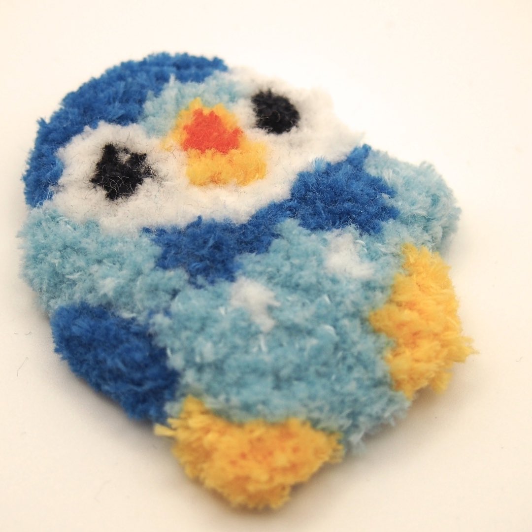 今日は『世界ペンギンの日』ということで、パンチニードルでポッチャマつくりました🐧🫧

ぽこポケのポッチャマがかわいくて仕方ない🫶🏻
#ポケモン手芸部 #世界ペンギンの日