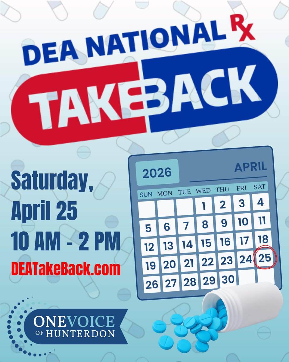 OneVoiceHC's tweet image. DEA #TakeBackDay is TOMORROW! 💊 Take a few minutes to clean out your medicine cabinet and plan to visit one of the convenient Rx collection sites near you. 💙 Spread the word by sharing this post - just a small effort can have a huge impact! 🤝
#onevoice #togetherwethrive