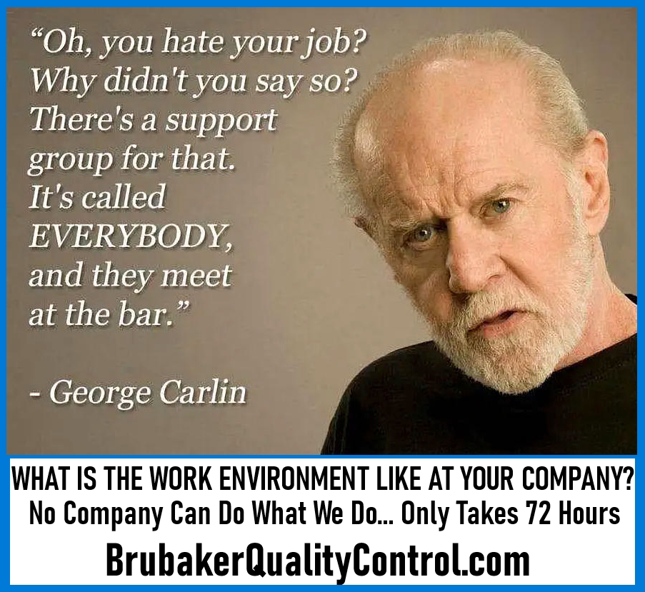 BrubakerCo11476's tweet image. NAME YOUR WORST BOSS. George Carlin was right: Most people work just hard enough not to get fired. 💸 Stop the cycle. Build a motivated workforce with our assessment. #KansasCity #LeadershipDevelopment #MiddleManagement #Kevindeonnorton