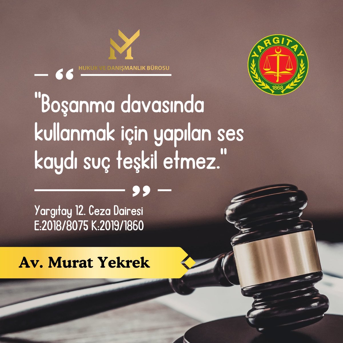 MURATYEKREK's tweet photo. #boşanma #cezaavukatı #yargıtay #antalya #lawyer https://t.co/GRRpHUIk0Q
