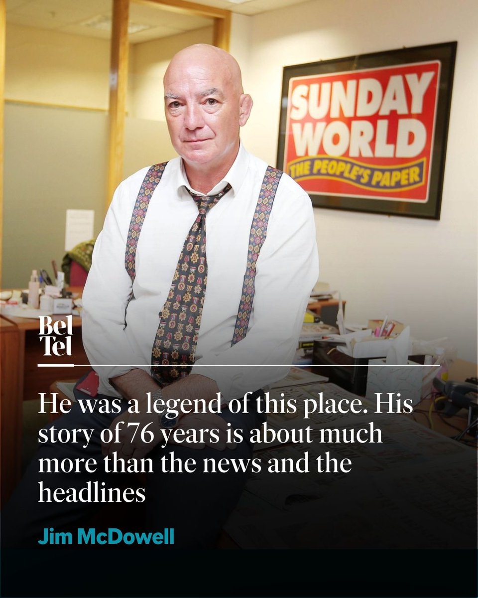 BelTel's tweet photo. Brian Rowan pays tribute to his long-time friend, Sunday World journalist Jim McDowell, who has died

https://t.co/QfJEm4rmhw https://t.co/HxnDebJ9Cv