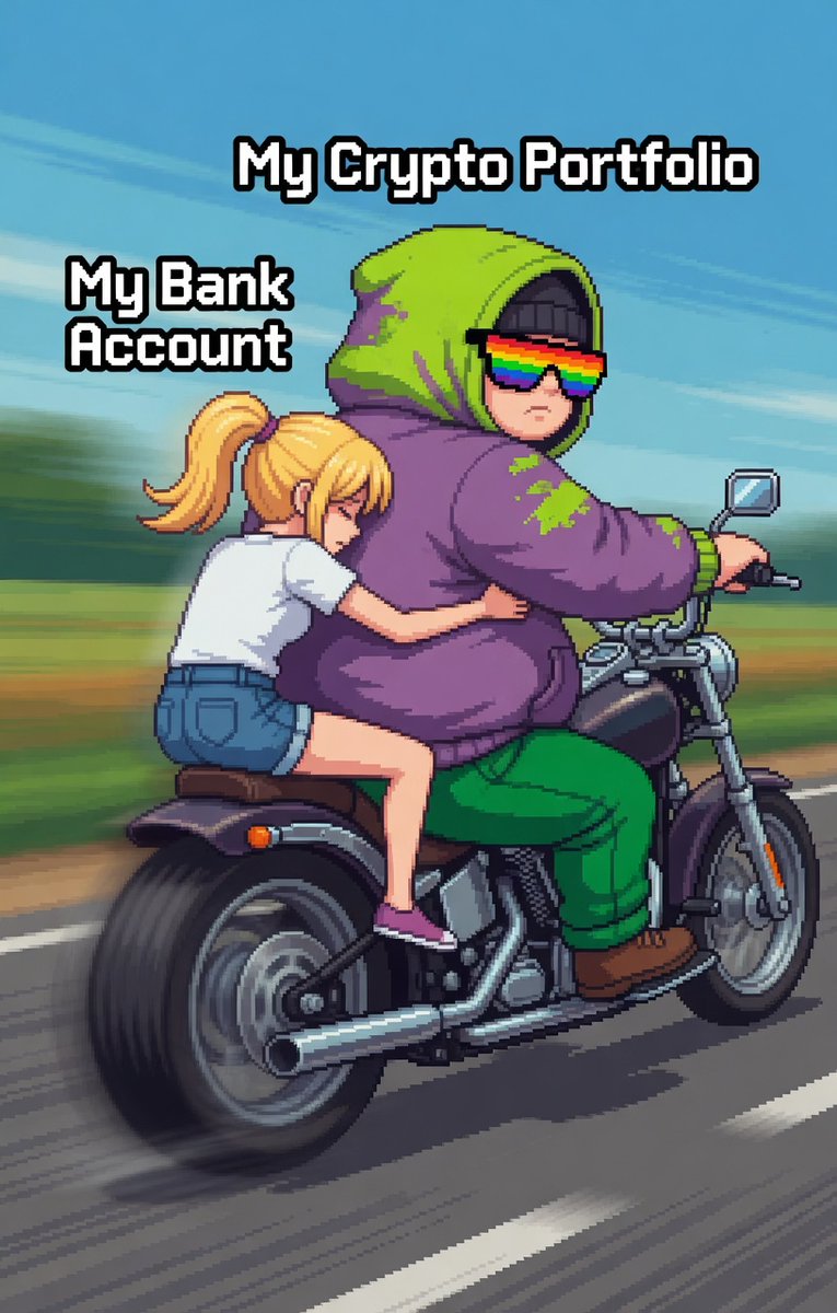 Broke228's tweet image. Crypto isn’t just part of my portfolio — it IS my portfolio. The bank account is just along for the ride.

#CryptoPortfolio #Bitcoin #CryptoLife #HODL #ToTheMoon