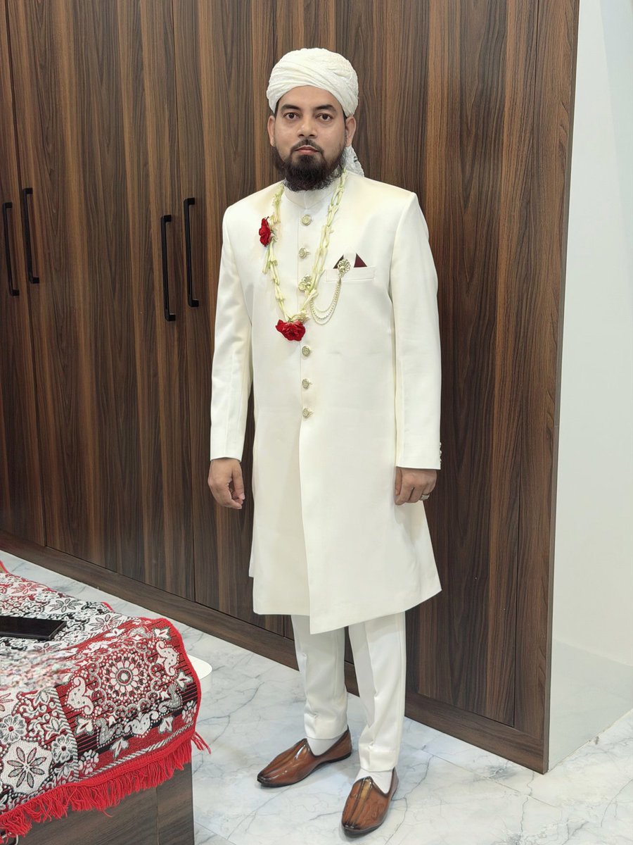 danish_hamdaan's tweet image. الحمد لله الذي أكرمنا بنعمة النكاح وأتم علينا فضله فاللهم بارك لنا وبارك علينا واجمع بيننا في خير🌹❤️
Alhamdulillah, by Allah's grace I just took one of the most important steps of my life - Nikah 💑 👩‍❤️‍👨 💍 

24 March 2026Mau0
#nikahmubarak #shadi #sunnah 
#twitter #x