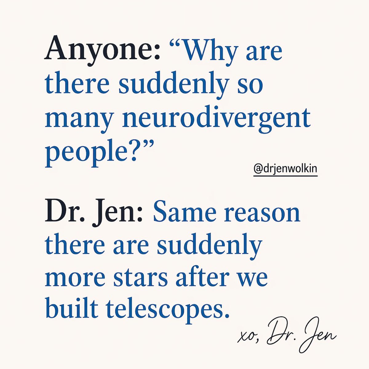 Dr. Jen Wolkin | ADHD + Trauma Therapist tweet media