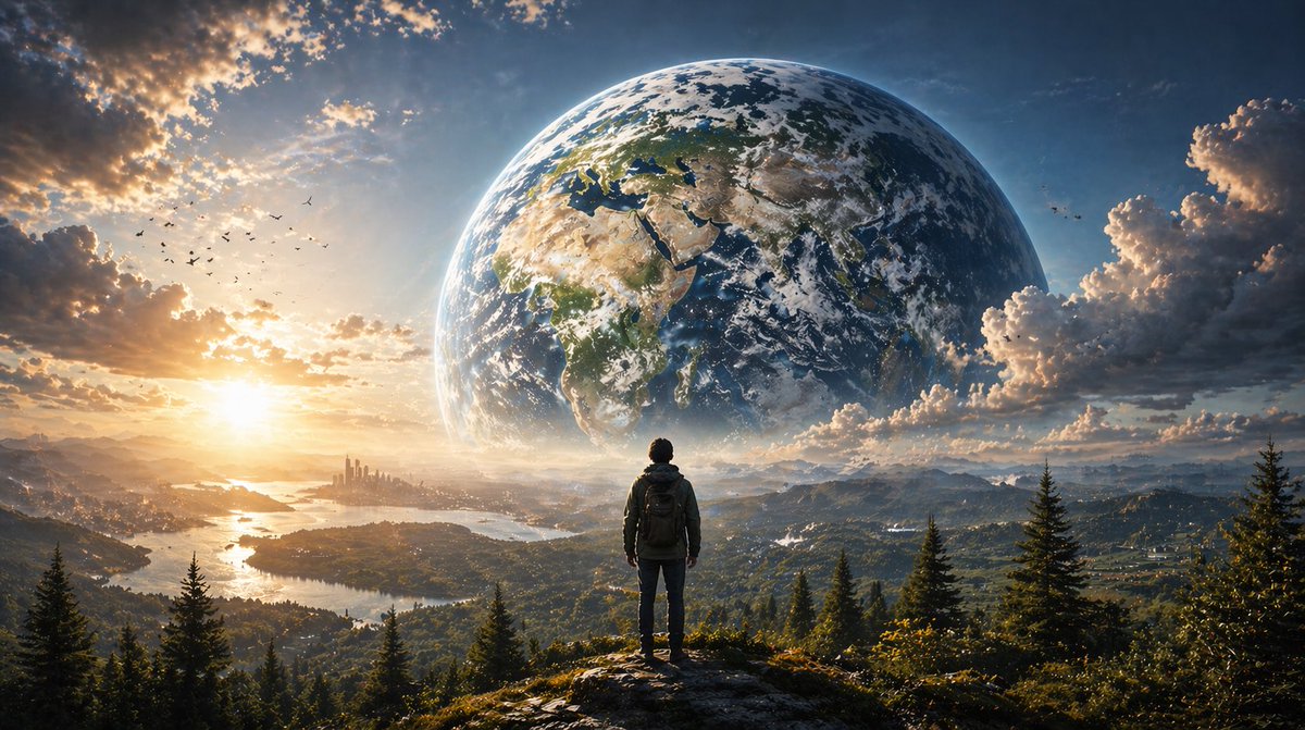 silent_layer's tweet photo. The care of the planet
is not a regression.

It is the logical consequence
of an automated world.

Not a new ideology.

A shift:

from exploitation to preservation.
from growth to viability.
from control to cooperation.

We owe the planet
no sacrifice.

We owe it symbiosis.

Not out of morality.
Out of self-interest.

A civilization that cares for its foundation
creates work without end.

One that destroys it
creates only employment
until collapse.