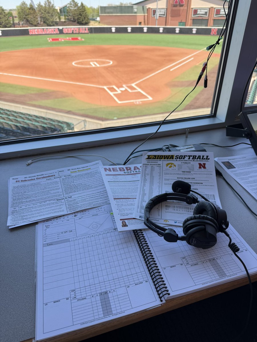_Jack_Lyons's tweet photo. It’s senior weekend here in Lincoln as @HuskerSoftball takes on @iowasoftball 

Join @dannyber_g and I at 3 CT on @BigTenPlus along with @CShyphenD doing a Spanish broadcast! https://t.co/8rRHGYVGqf