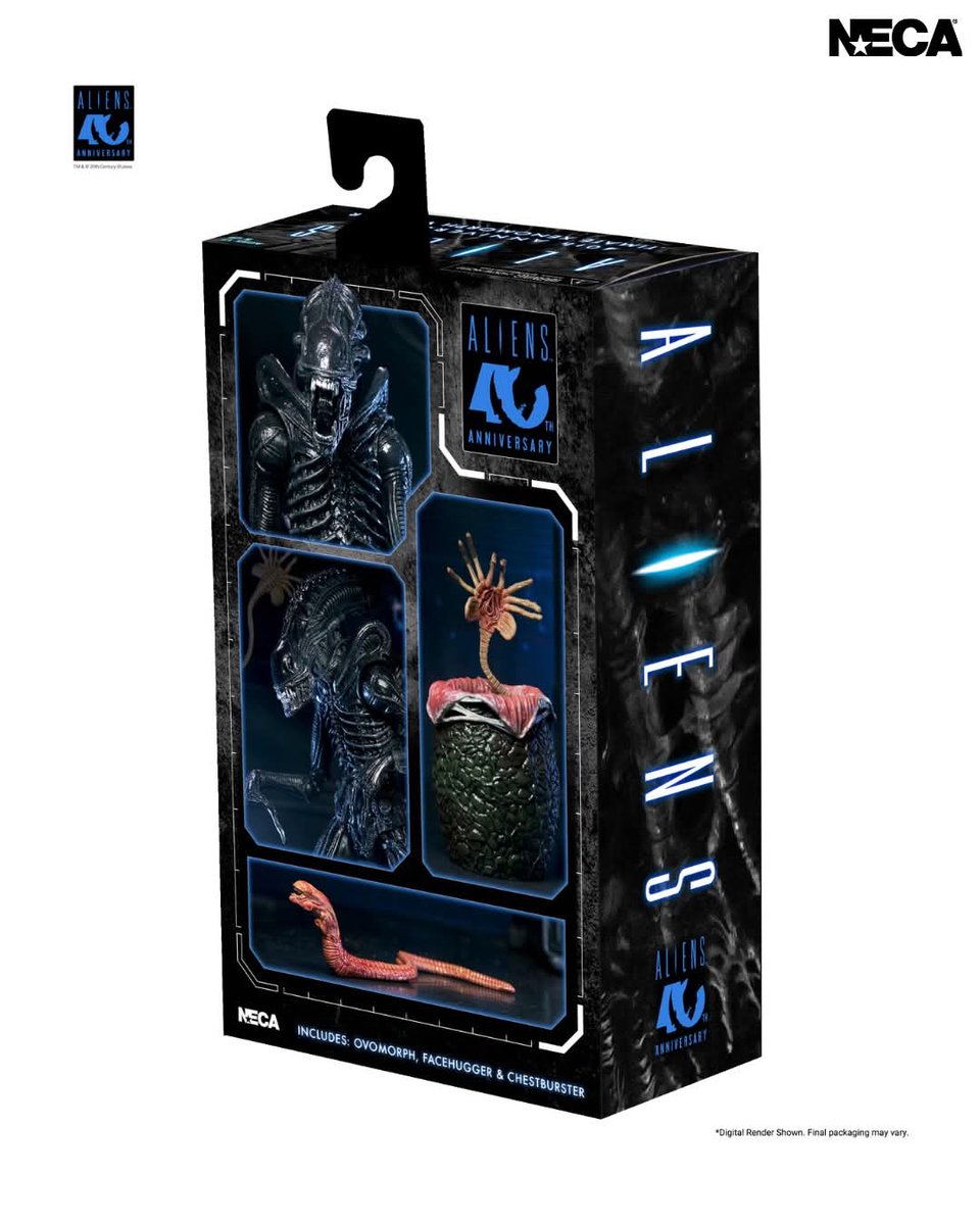 WeylandUplink's tweet image. @NECA_TOYS unveil #Aliens 40th Anniversary Ultimate Warrior Xenomorph Action Figure for #AlienDay 2026!

See more at: alien-covenant.com/news/neca-alie…