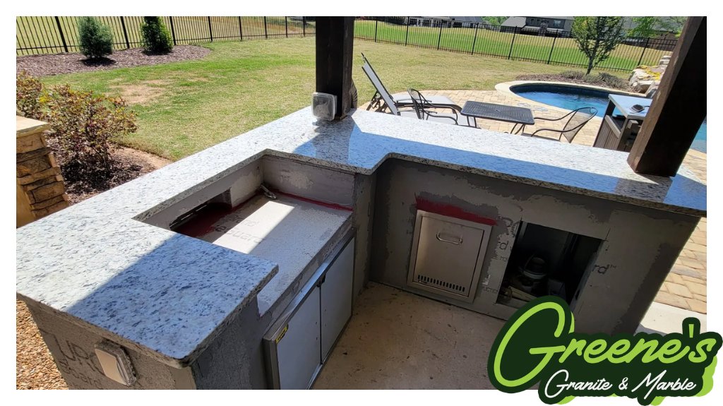 GreenesGranite's tweet image. Now is a fantastic time to get your outdoor space ready for summer! Stress less and entertain more with Greene's Granite &amp;amp; Marble! 🌞

ggmatlanta.com
#counters #granite #marble #newsinks #remodeling #bathroominspo #kitcheninspo #remodelinginspo