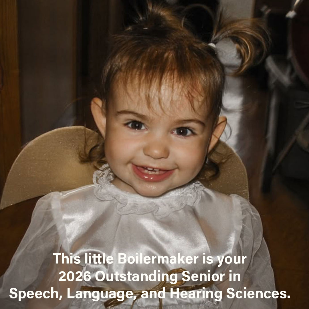 Purdue Speech, Language, & Hearing Sciences (SLHS) tweet media
