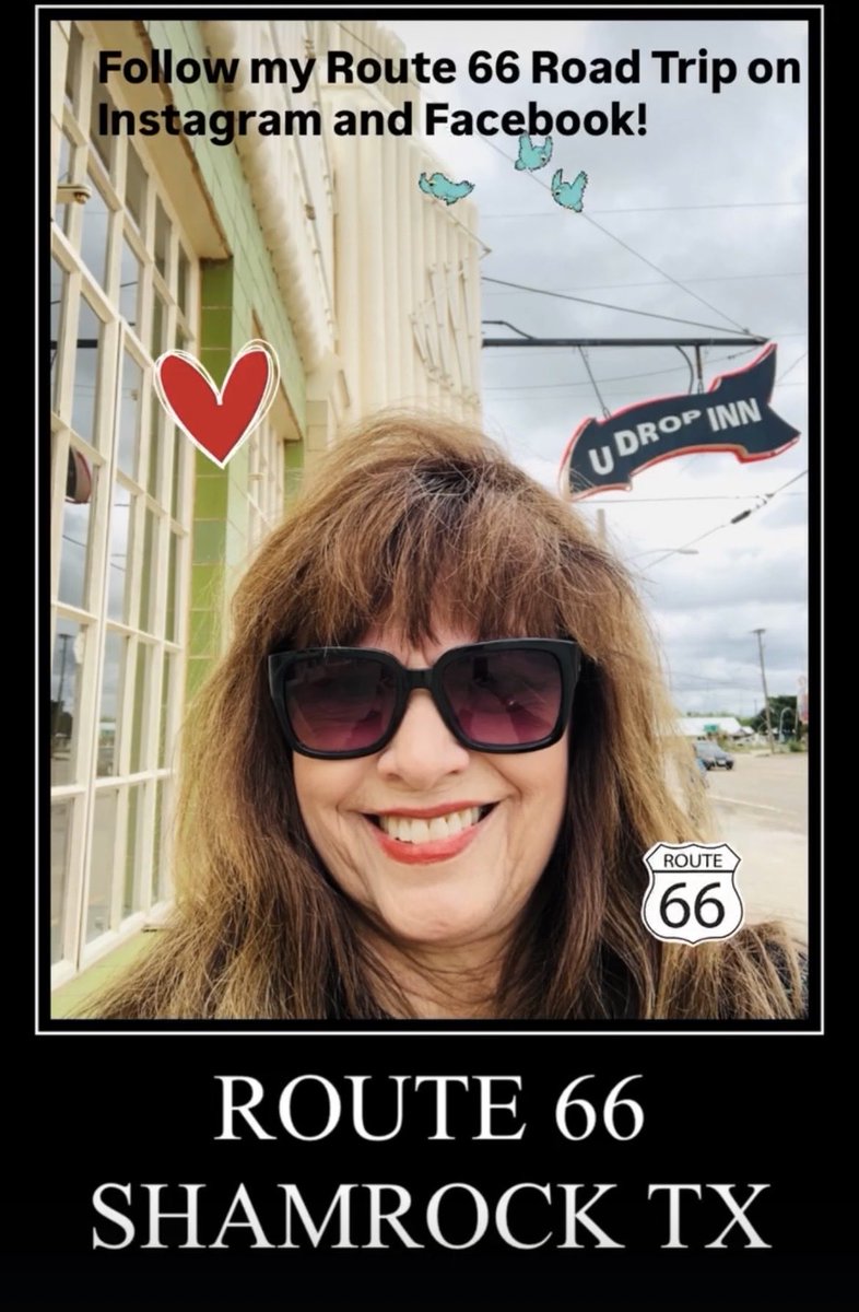 cahartnell's tweet image. Having fun doing an imaginary road trip on Route 66 with real photos, pictures and postcards to divert attention from the crazy stuff on the news! #roadtrip #texas #retro #fun #blasttothepast