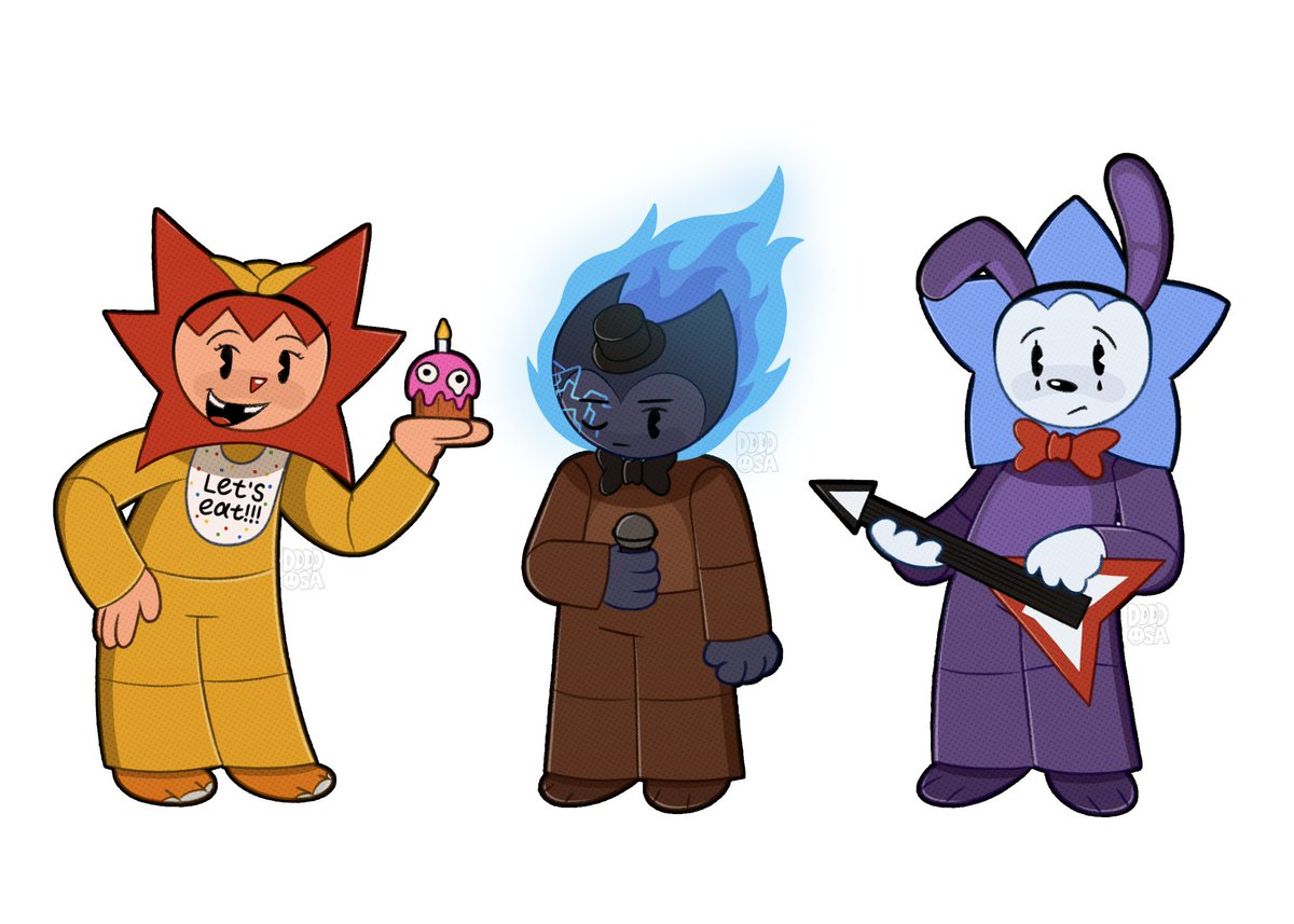 D00D0SA's tweet photo. the characters belong to @Dyudya22 
#oc #fnaf https://t.co/k5mOCgt0NL