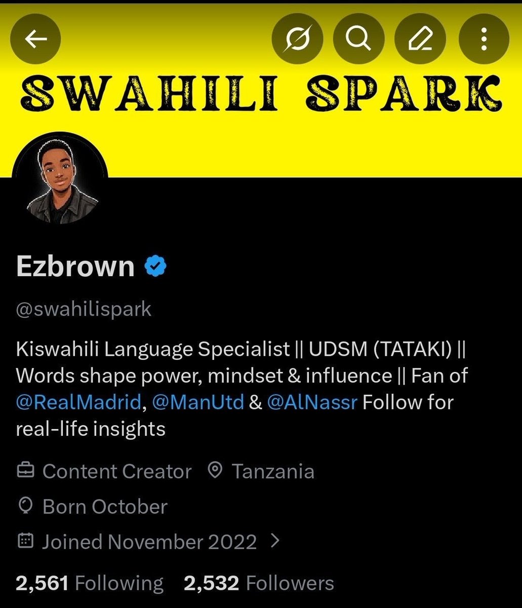 Wapwa huyu mwanetu account yake imepigwa permanent burn 🔥 of which tulikua tuna engage nae fresh kabisa🥲.

Now ana account mpya <a href="/EzbornSpeaks/">EZBORN ✍🏾</a> twende tuka show love kwa kumfollow nae ana follow back 🫱🏻‍🫲🏽

Follow kisha Retweet 🫂