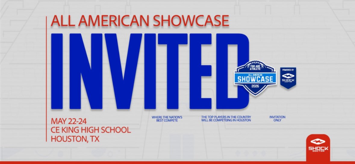 RamosJerm's tweet photo. Extremely blessed to receive an official invitation to the @YouAreAthlete All American Showcase in Houston! Looking forward to competing with the best in the country this Memorial Day Weekend. 📈🙏🏾
 
#ClassOf2028 #YouAreAthlete #Recruiting https://t.co/cnOnz9abyD