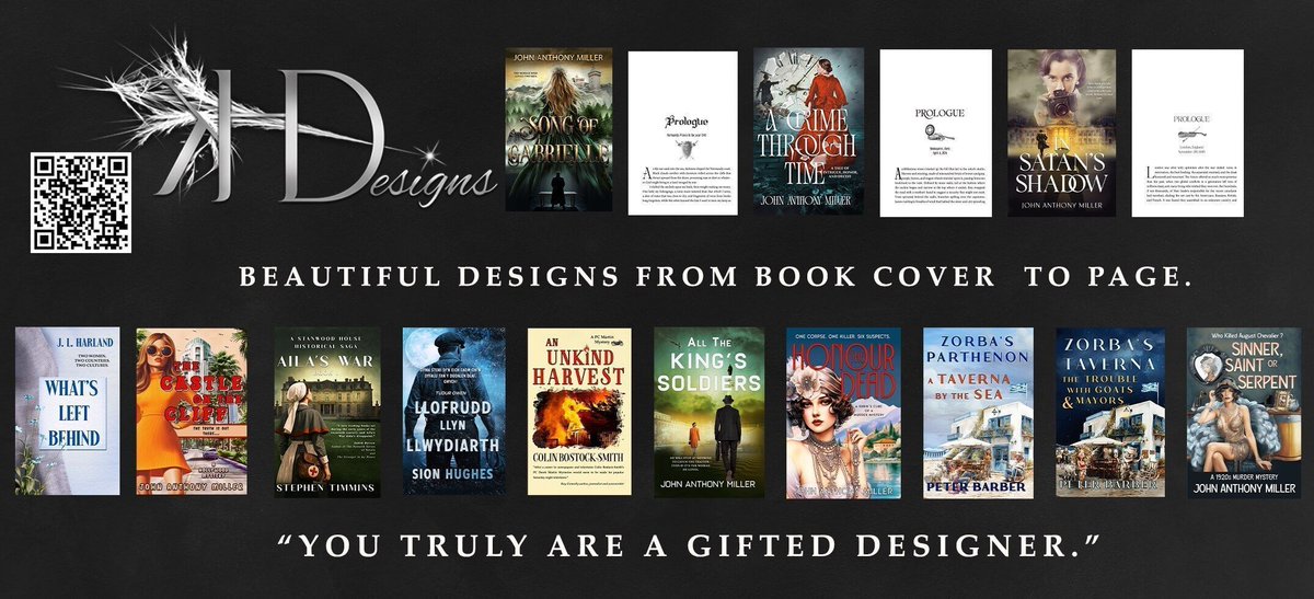 KathleenHarrym1's tweet image. KH Designs: Professionally designed book covers and formatting services.

Beautiful designs from cover to page.

#Hardback #Paperback #Kindle #Audible #ebook

buff.ly/3YTfSt3

#Authors #AuthorsCommunity #Formatting #BookCoverDesigner #GraphicDesigns #BookBoost