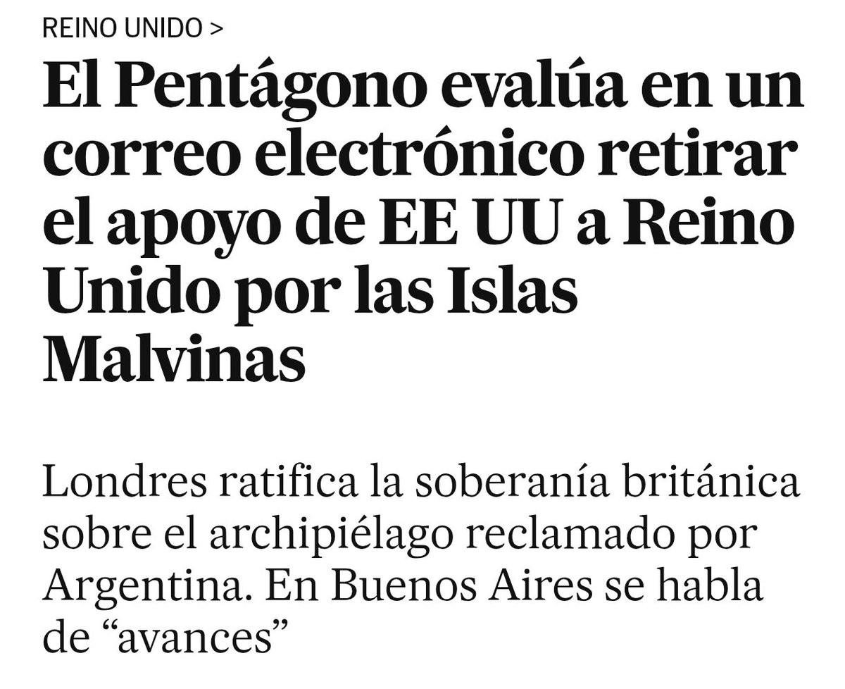 🇦🇷🏛️🇺🇸 | LA TRAMPA ESTADOUNIDENSE DE MALVINAS

1/ Se instala una versión peligrosa: sectores del ala dura en EE. UU. sugieren "quitarle" las Malvinas al Reino Unido como castigo por su falta de apoyo en Medio Oriente. Pero cuidado: lo que parece un guiño es, en realidad, una