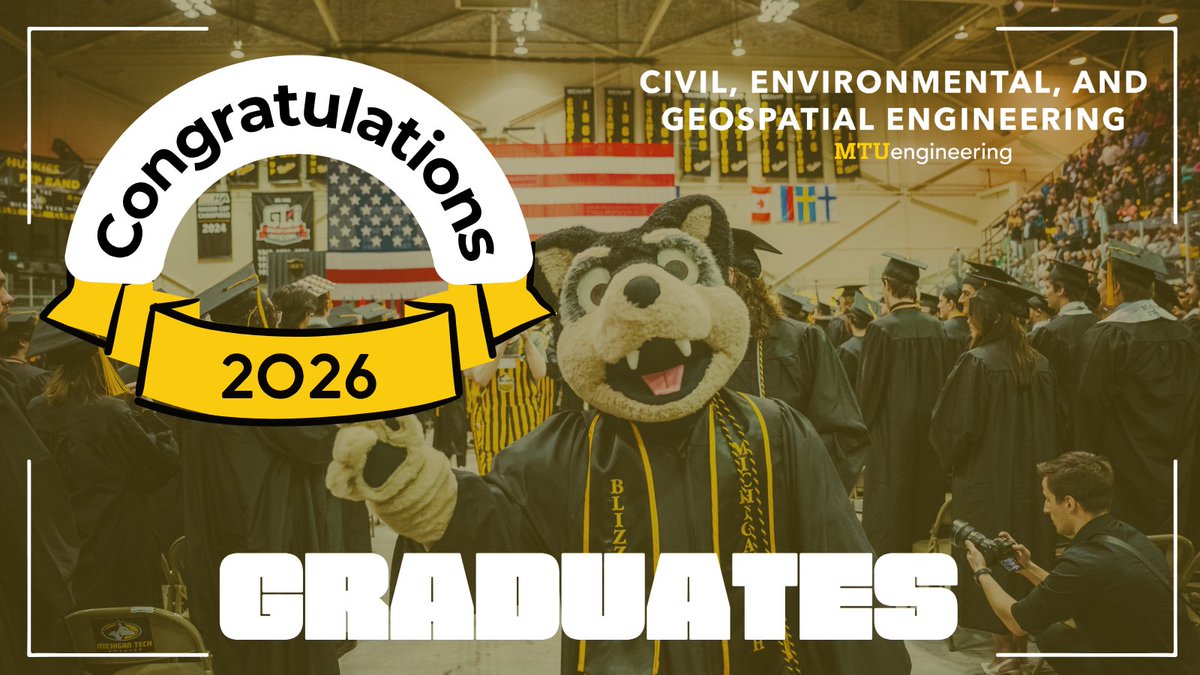mtucege's tweet photo. 🎓 Congrats to our 2026 CEGE graduates! Your hard work, perseverance, &amp; accomplishments have brought you to this milestone, &amp; we can’t wait to see what you do next. Once a Husky, always a Husky! 🐾

#MTUGrad #MTUCEGE #Graduation2026 #FutureEngineers
https://t.co/r24JEYeiqr https://t.co/svXdeCaHBV