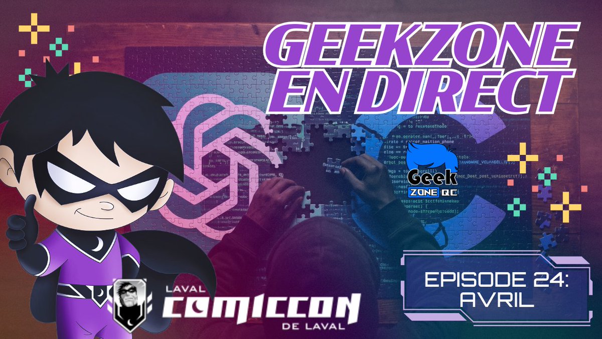 GeekZoneQC's tweet photo. Ce soir GEEKZONE EN DIRECT 19h30 "John Ternus chez Apple, le bug 2038 👾, failles IA majeures 🛡️, tuners TV 80's et RDV au Comiccon de Laval ! L'actu geek condensée est là. https://t.co/ToiJ4oW0le 🎙️ #Geekzoneqc #Tech #Geek #LavalComiccon" https://t.co/IF2VDLKct6