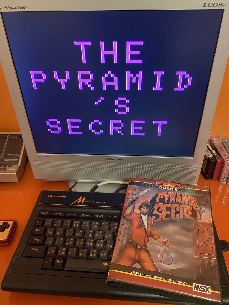 ferjimdel's tweet image. Hay que reconocer que estos de #ONAKI 🏴‍☠️ iban a lo
Grande en la época , con ediciones en estuche de lujo y hasta cargador personalizado para “sus” juegos … la “emulación”de los 80 supongo, para todos los que no podían permitirse pagar un cartucho original …🫣 #王家の谷 #MSX