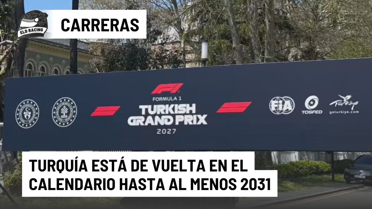 EldRacing's tweet photo. Turquía está de vuelta en el calendario hasta al menos 2031
👇🏼
https://t.co/UkW6kPzhQu
#JapaneseGP 🇯🇵 ➡️ #MiamiGP 🇺🇲 #Carreras #TurkishGP 🇹🇷 https://t.co/zhS0jtcH58