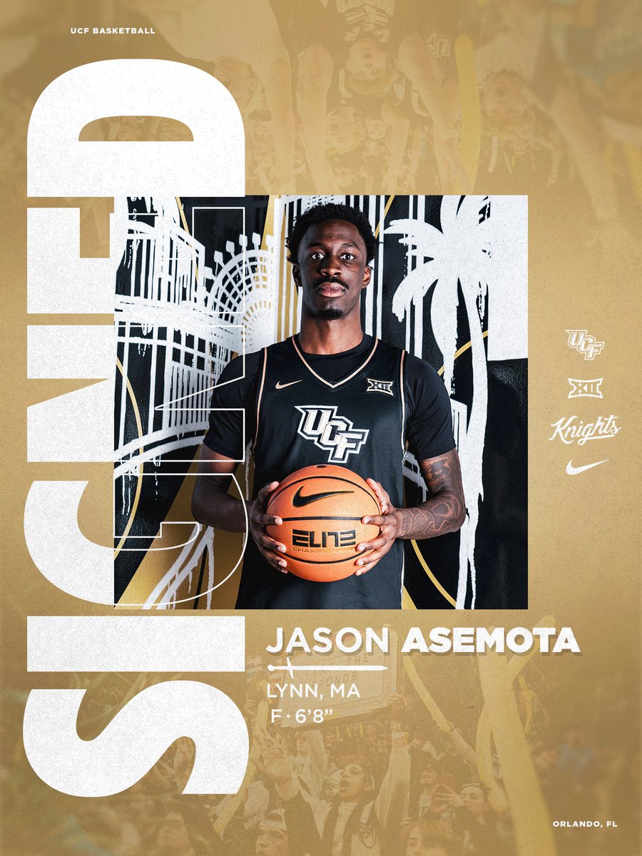 UCF_MBB's tweet photo. New Knight in town 🌴

📰: https://t.co/uPfUp5SOLm https://t.co/2ILLCmdPNV