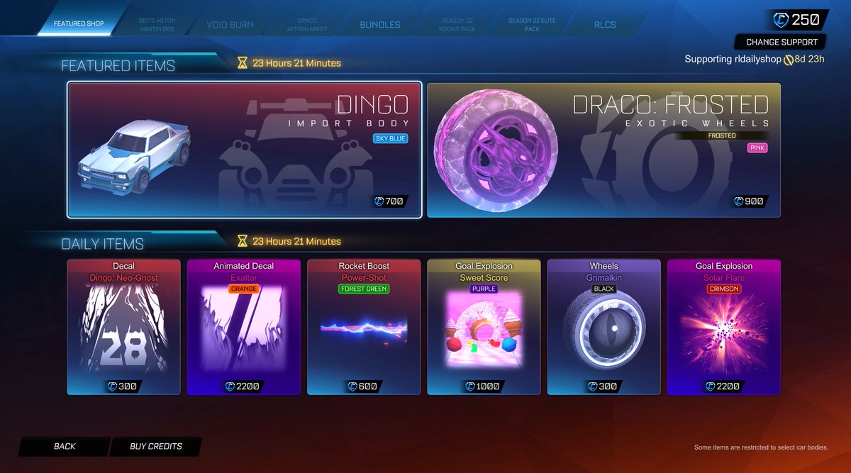 Rocket League Shop tweet media