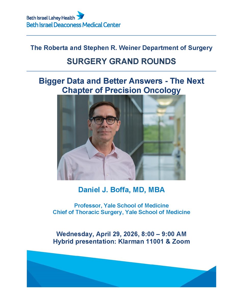 BIDMC Department of Surgery tweet media