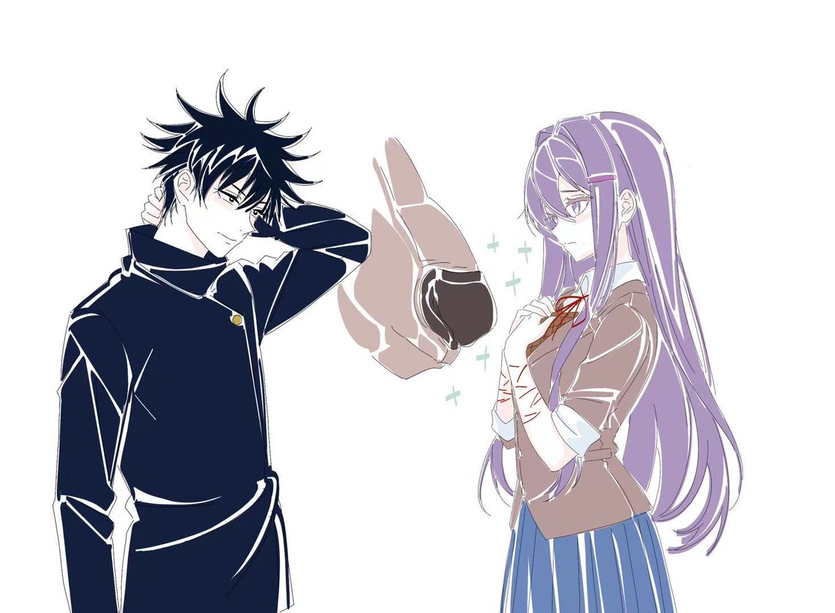 #jjk #ddlc #yuri #FushiguroMegumi