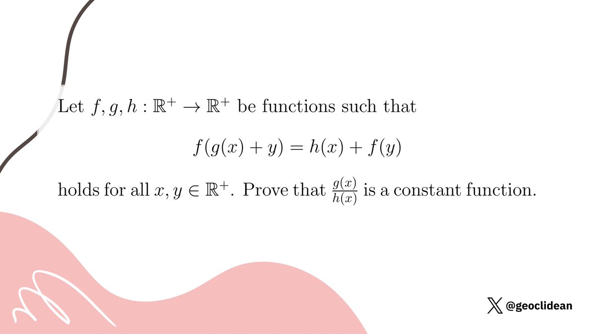 geoclidean's tweet image. A lemma from lower-boundedness
#FunctionalEquation #Function #Algebra