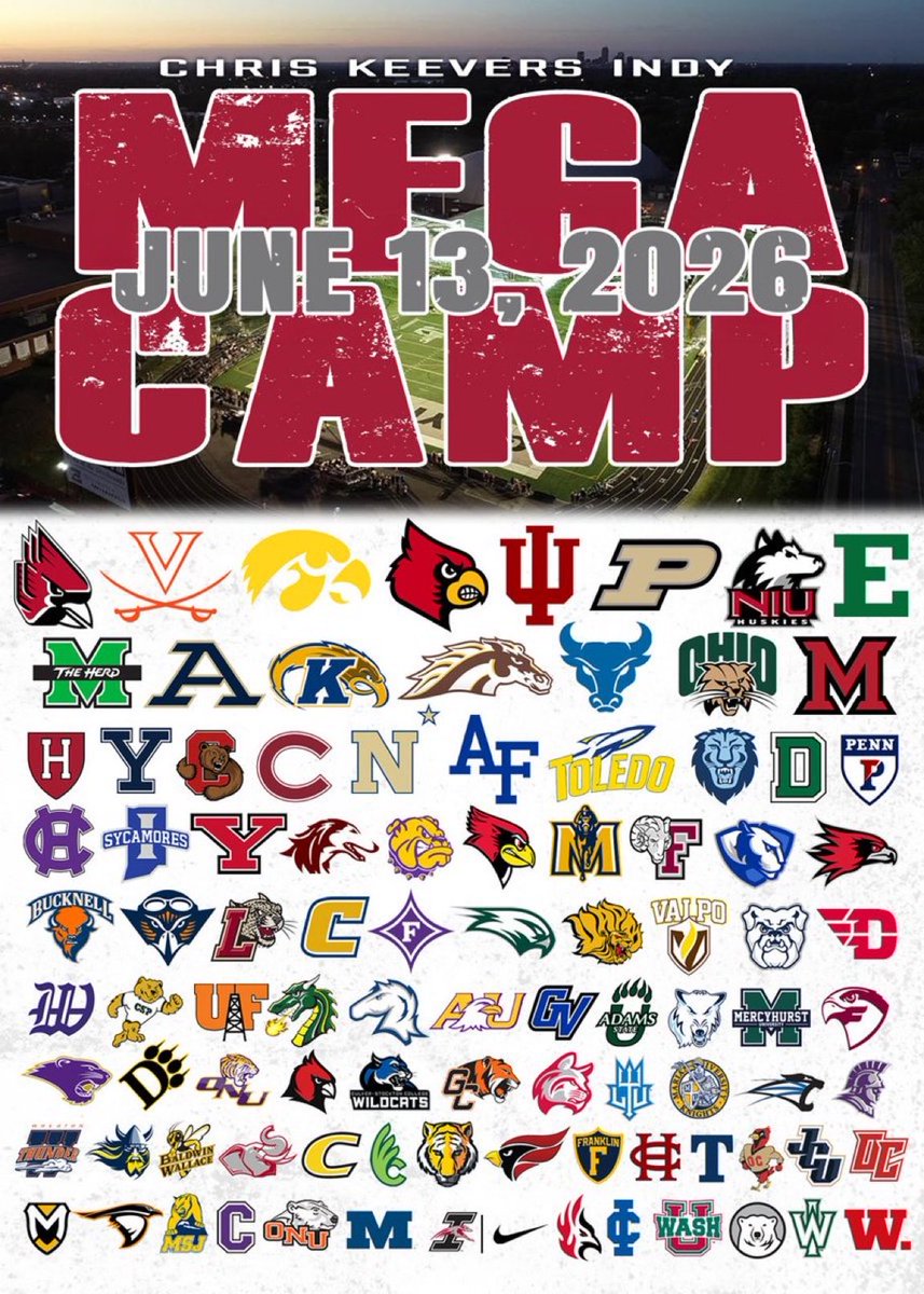 UIndyFB's tweet photo. 🚨🚨SIGN UP NOW🚨🚨

REPS! REPS! REPS! BE ABOUT IT‼️

🏈 Chris Keevers Indy Mega Camp
🗓️ Saturday, June 1️⃣3️⃣
📍 Key Stadium (UIndy Campus)
🔗 https://t.co/cTGRUiSw9t

#GoHounds | #TogetherWeWin https://t.co/UhtNuab5UM