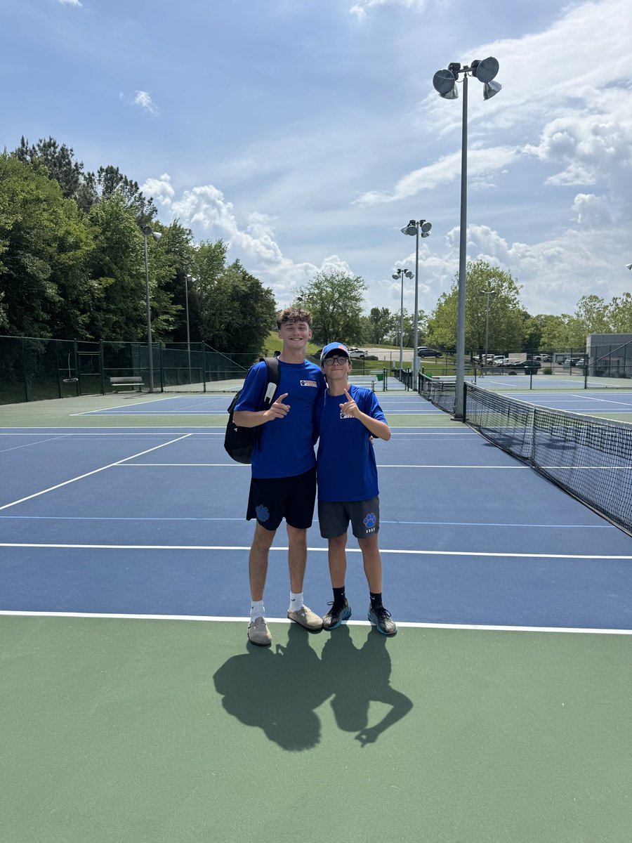 _CCHSathletics's tweet photo. Congratulations, Will &amp; Davide! District doubles champions after a win over Halls today in the tournament &amp; an undefeated regular season! They advance to the region May 4. https://t.co/j6tgqw5Wng