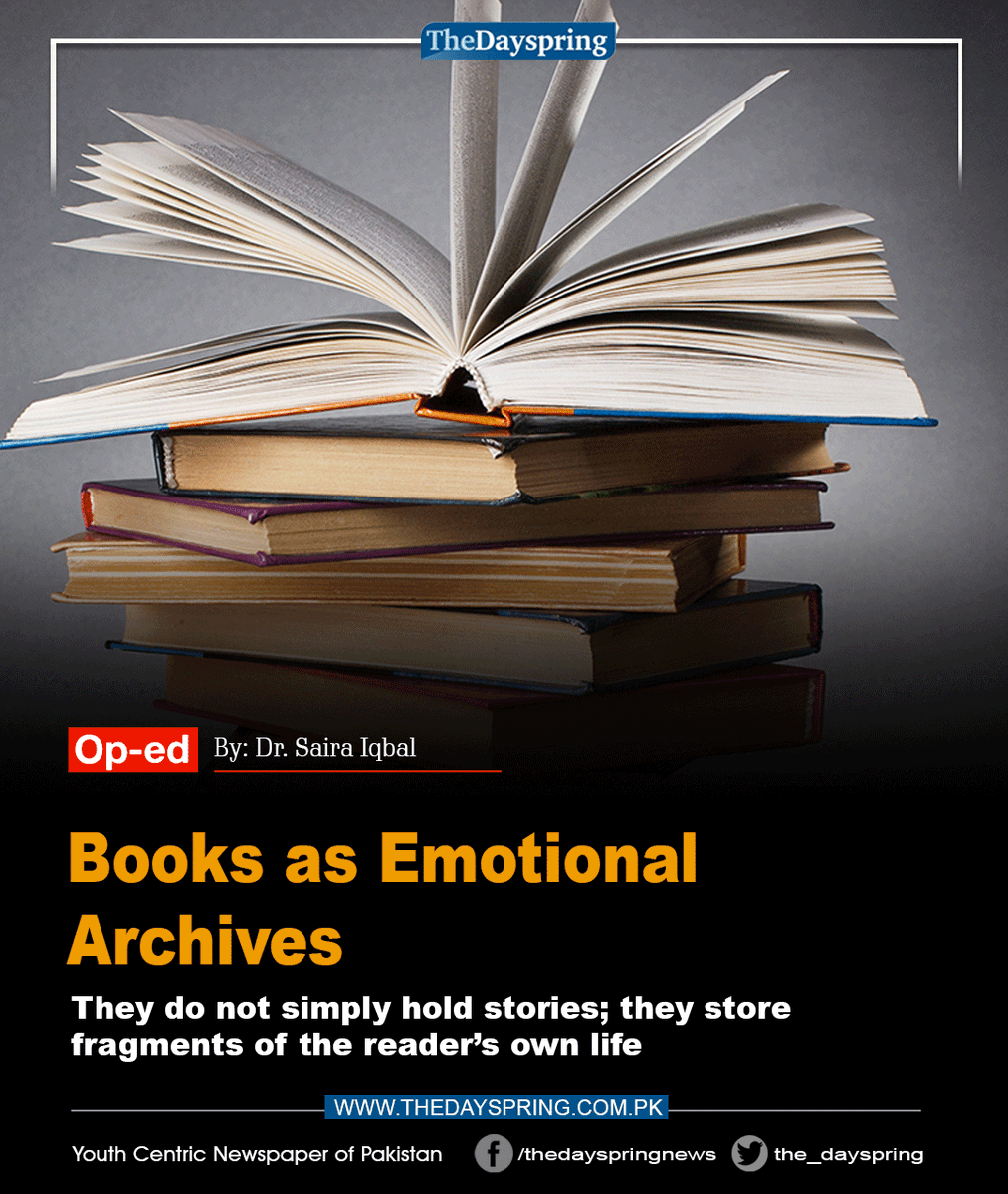 the_dayspring's tweet image. Books as Emotional Archives

Click to read: thedayspring.com.pk/books-as-emoti…

#Books #thedayspring