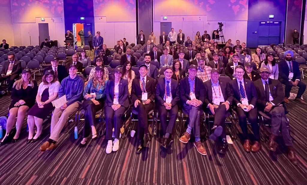 SCAI's tweet image. #SCAIHatDay in full force! 🎩🫀 Proud to stand together with colleagues across the field—celebrating what it means to be part of the #InterventionalCardiology community at #SCAI2026.

@MCoylewright @mirvatalasnag @chadialraies @Babar_Basir @Pooh_Velagapudi @DLBHATTMD