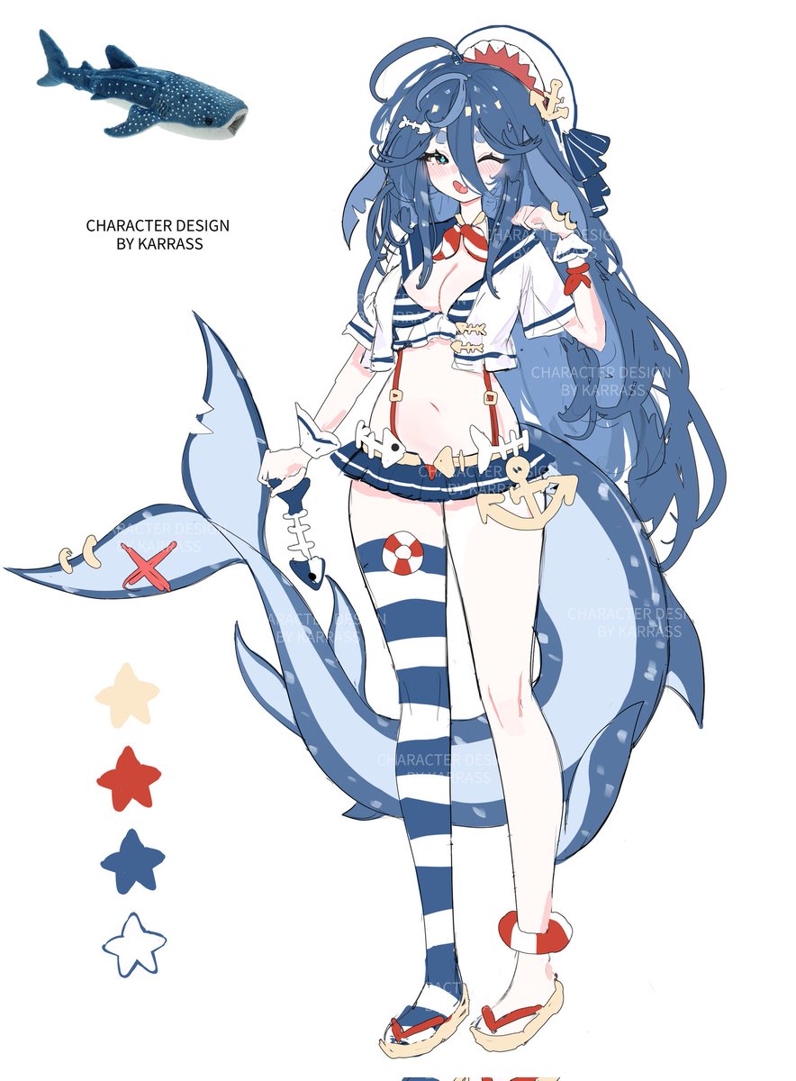 Karrass_3's tweet photo. I like the marine theme in character design 🩵🌊 https://t.co/qp2vzZXTuW