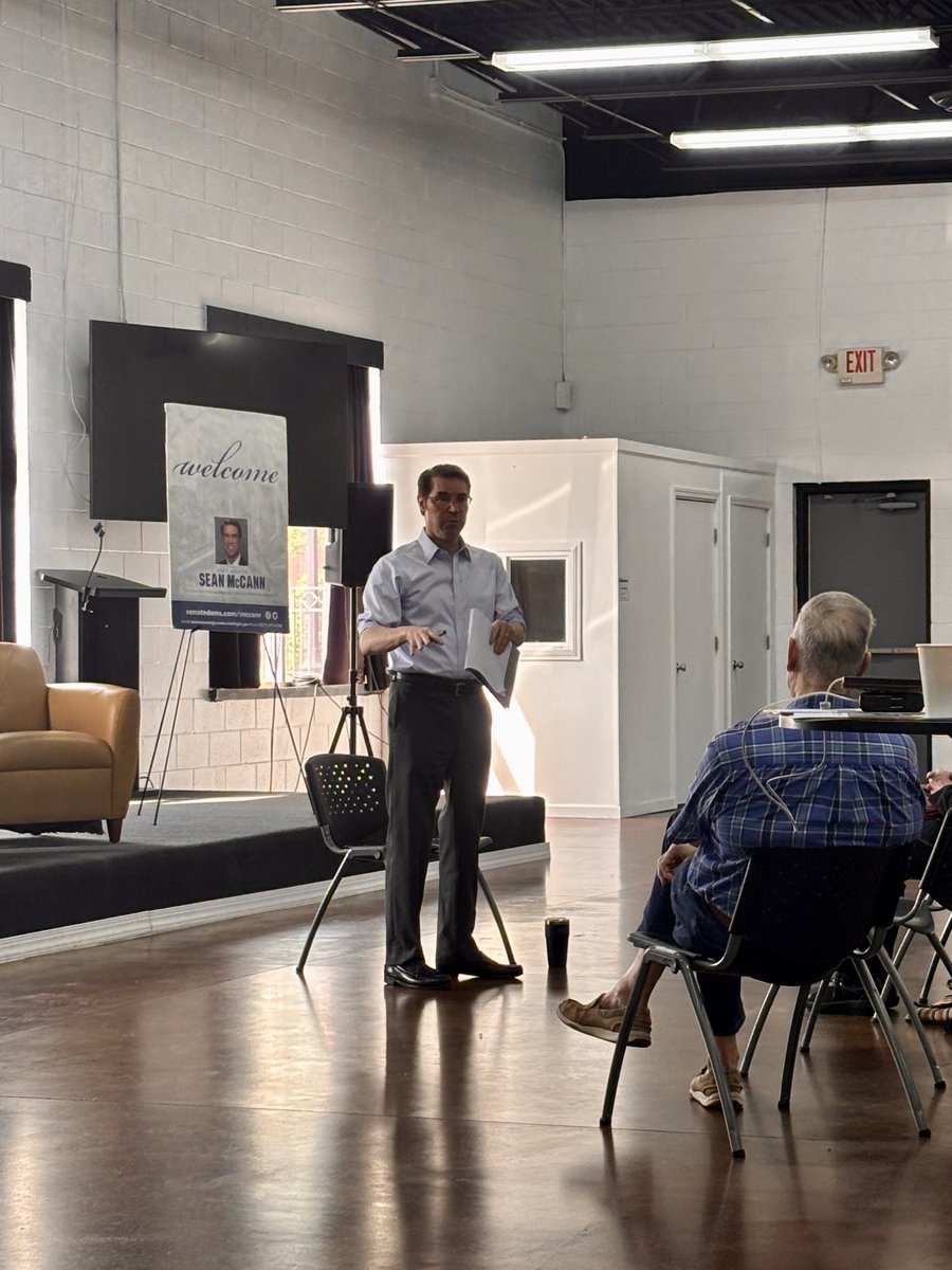 SenSeanMcCann's tweet photo. Thank you to those who attended my Community Conversation this morning at @NACDKzoo. I always enjoy connecting with constituents on the issues that matter most to inform my work in Lansing. https://t.co/egQTsuae3U